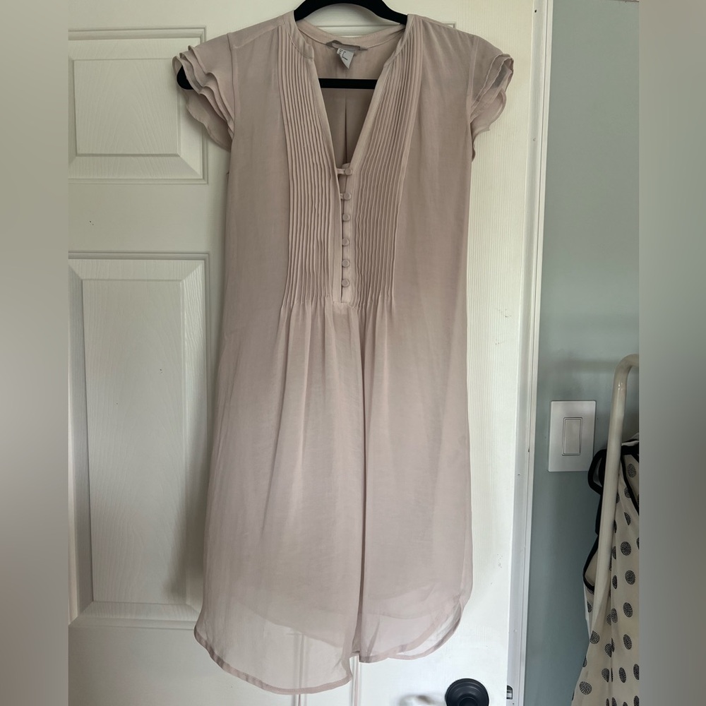 Cream mini dress from H&M